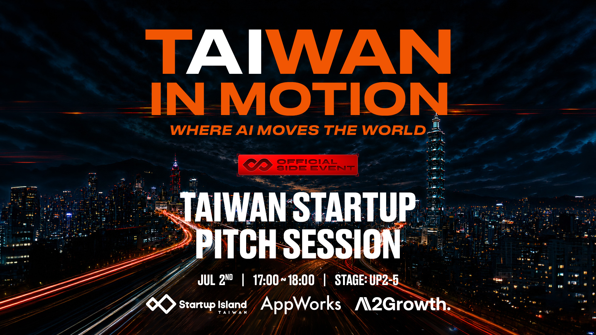 Taiwan in Motion — Taiwan Startup Pitch Session · IVS 2026